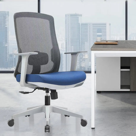 Classic Lumbar Support Black Ergonomic Mesh Office Chair Image - 2