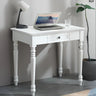 Classic Nut-Brown Wood Drawers Computer Desk Image - 15