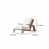 Classic Outdoor Upholstered Teak Sofa Set with Cushions Image - 10