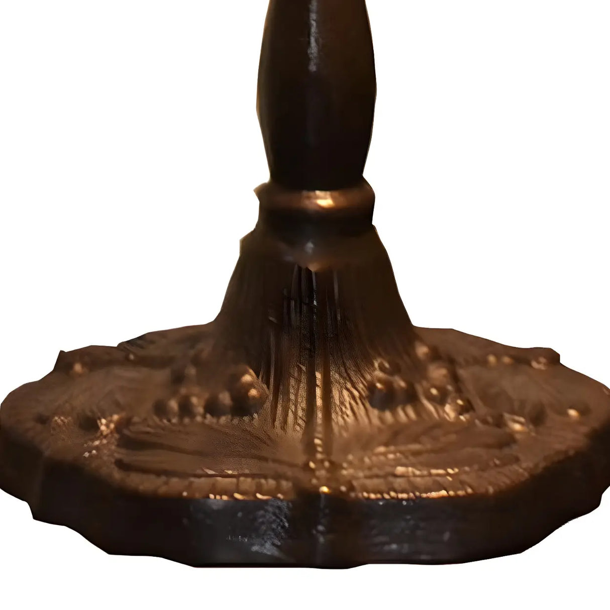 Classic Tiffany Style Banker Stained Glass Table Lamp Image - 6