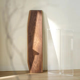 Clear Acrylic Legs Wood Standard Height Console Table Image - 4