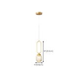 Clear Glass Ball Pendant Light Adjustable Height Image - 18