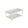 Clear Glass Shelves Scratch Resistant Coffee Table Image - 8