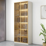 Closed Back Rectangular Wood Standard Bookshelf Black Image - 8