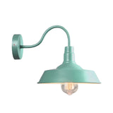 Coastal Barn Metal Bedroom Blue Reading Wall Sconce Image - 11