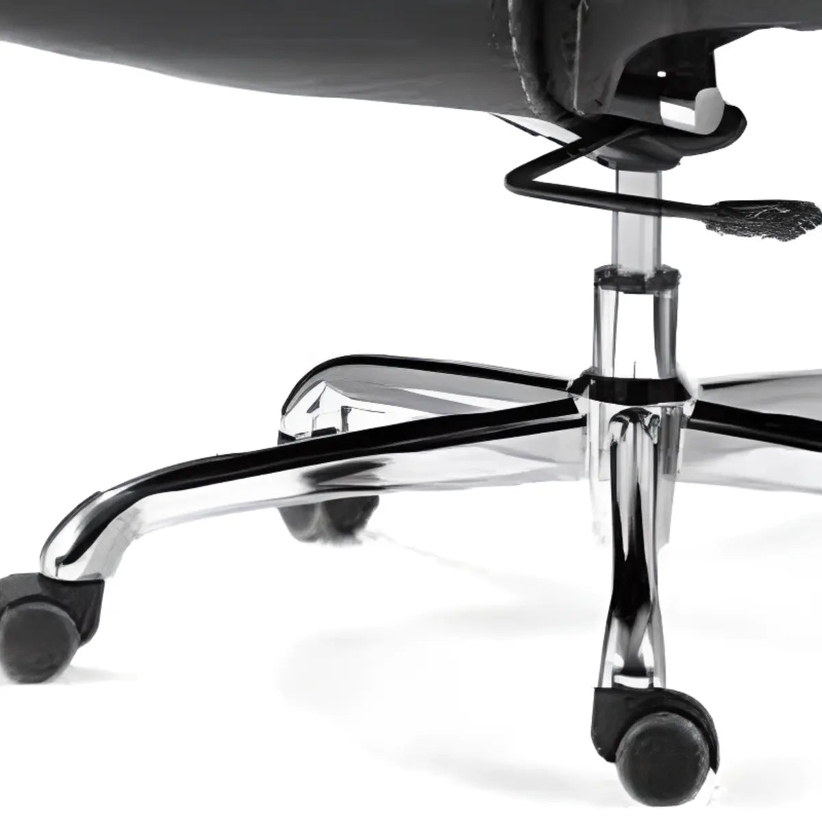 Cocoa Calfskin Ergonomic Office Chair with Headrest Image - 7