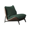 Coffee-Beige Dove Velvet Pillow Back Latex Side Chair Image - 12