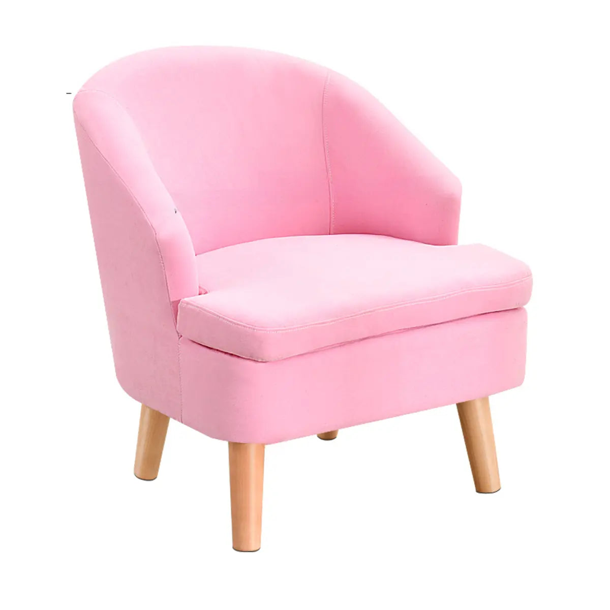 Colorful Flannel Curved Back Accent Chair with Slipcover Image - 13