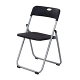 Colorful Foldable Armless Metal Home Low-Back Office Chair Image - 14