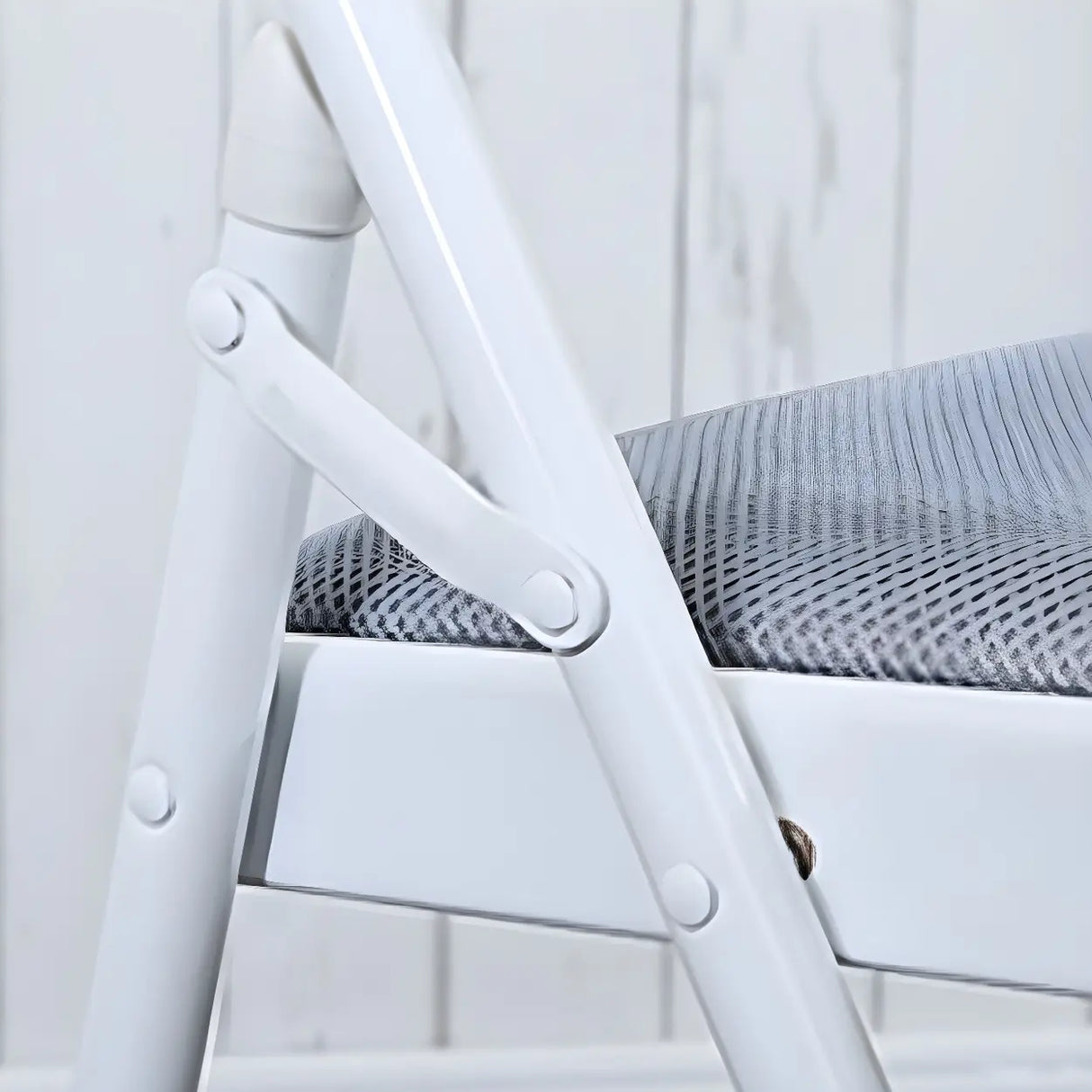 Colorful Foldable Armless Metal Home Low-Back Office Chair Image - 18