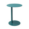 Colorful Round Metal C-Shaped Scandinavian Side Table Image - 18
