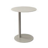 Colorful Round Metal C-Shaped Scandinavian Side Table Image - 30