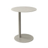 Colorful Round Metal C-Shaped Scandinavian Side Table Image - 30