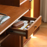 Compact Cherry Wood Standard Auburn Writing Desk Image - 5