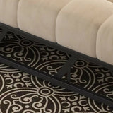 Compact Convertible Loose Back Metal Frame Sleeper Image - 11