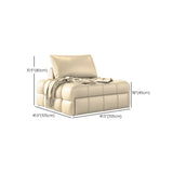 Compact Convertible Loose Back Metal Frame Sleeper Image - 15