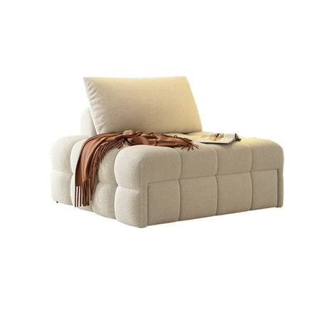 Compact Convertible Loose Back Metal Frame Sleeper Image - 2