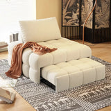 Compact Convertible Loose Back Metal Frame Sleeper Image - 4