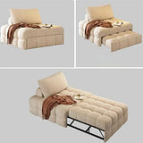 Compact Convertible Loose Back Metal Frame Sleeper Image - 8