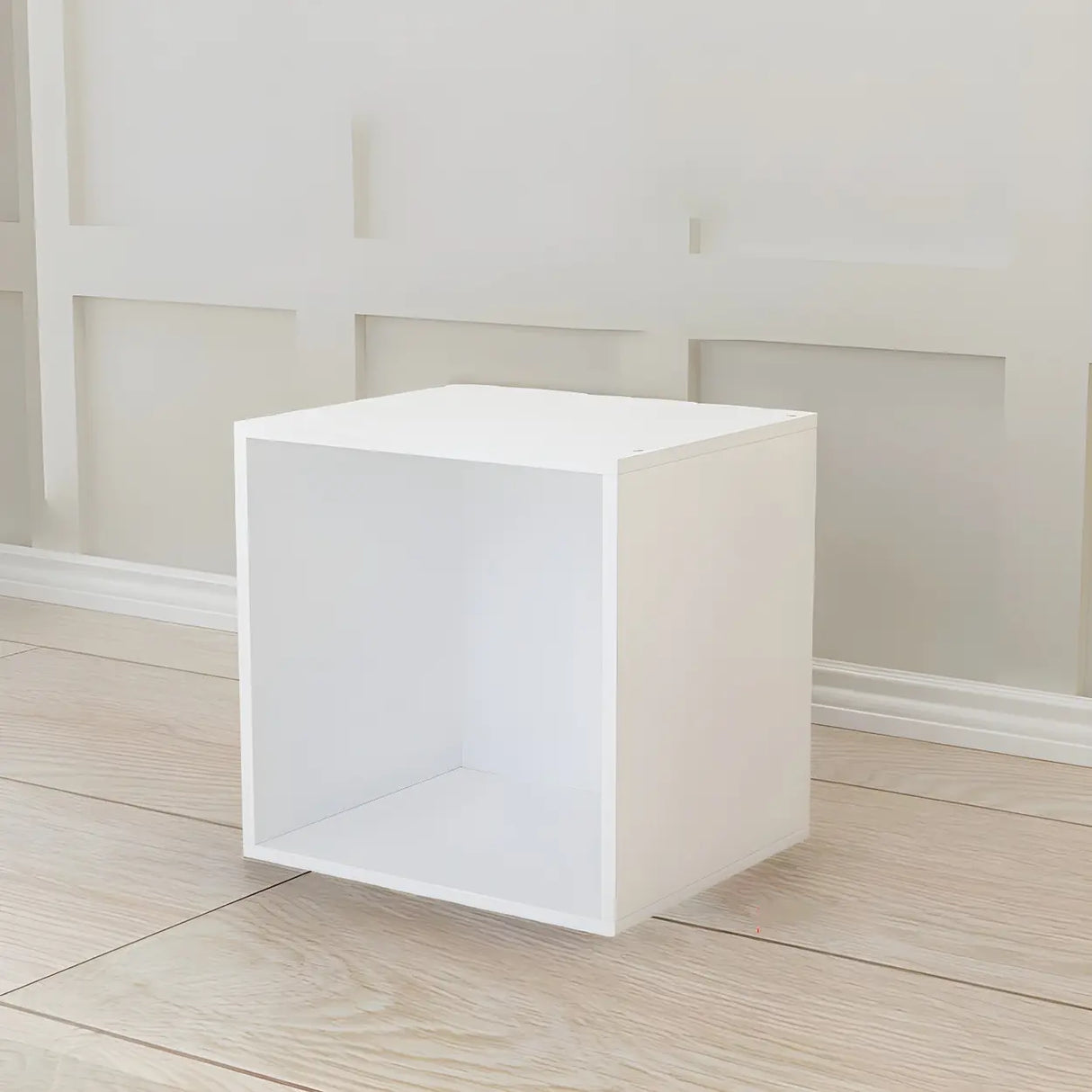 Compact Modern Wood Storage Drawers Cube Bookcase Image - 10