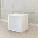 Compact Modern Wood Storage Drawers Cube Bookcase Image - 10