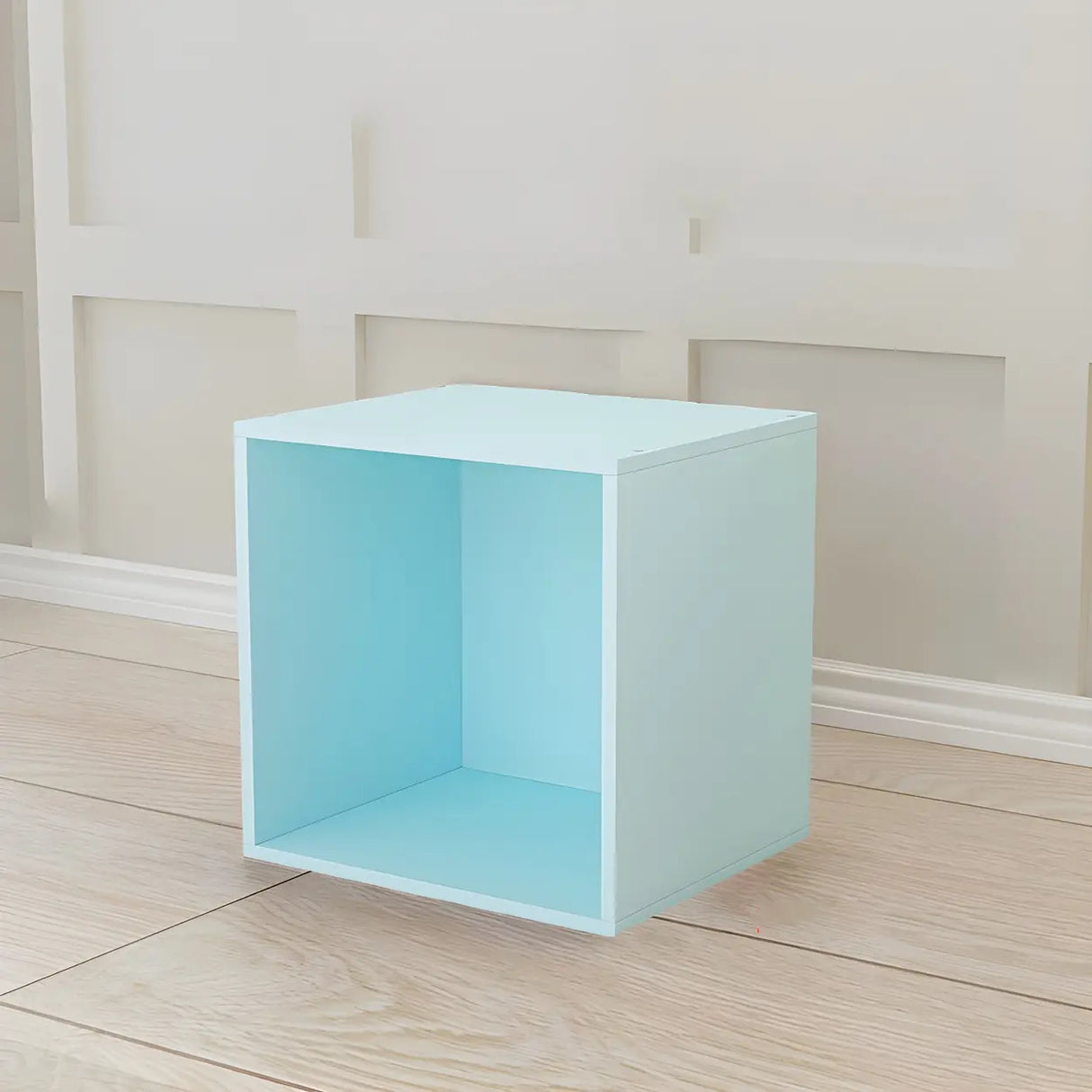 Compact Modern Wood Storage Drawers Cube Bookcase Image - 23