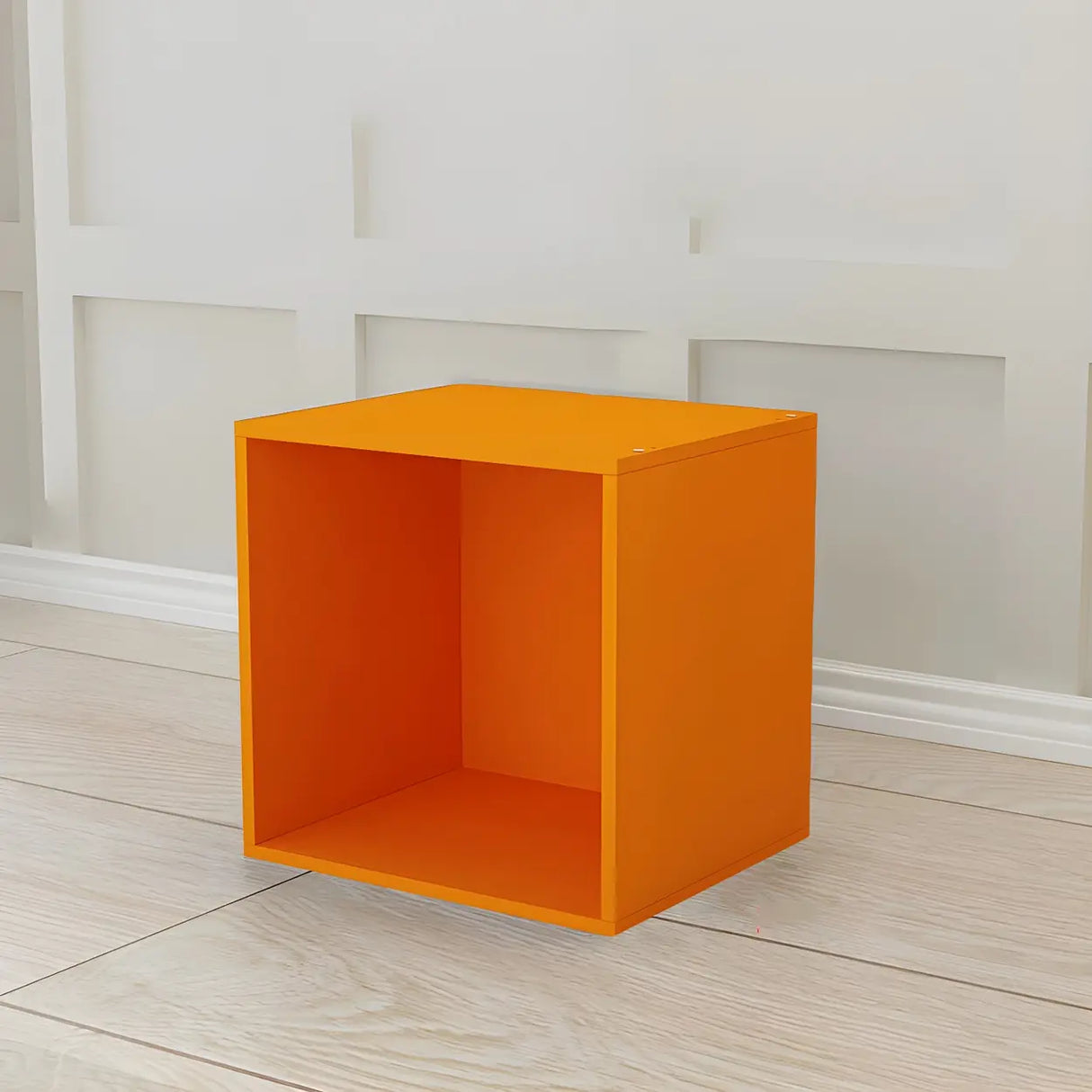Compact Modern Wood Storage Drawers Cube Bookcase Image - 27