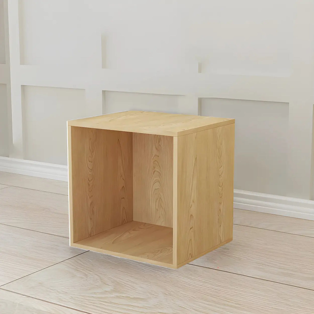 Compact Modern Wood Storage Drawers Cube Bookcase Image - 31