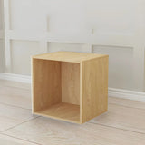 Compact Modern Wood Storage Drawers Cube Bookcase Image - 31