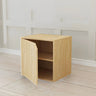 Compact Modern Wood Storage Drawers Cube Bookcase Image - 33