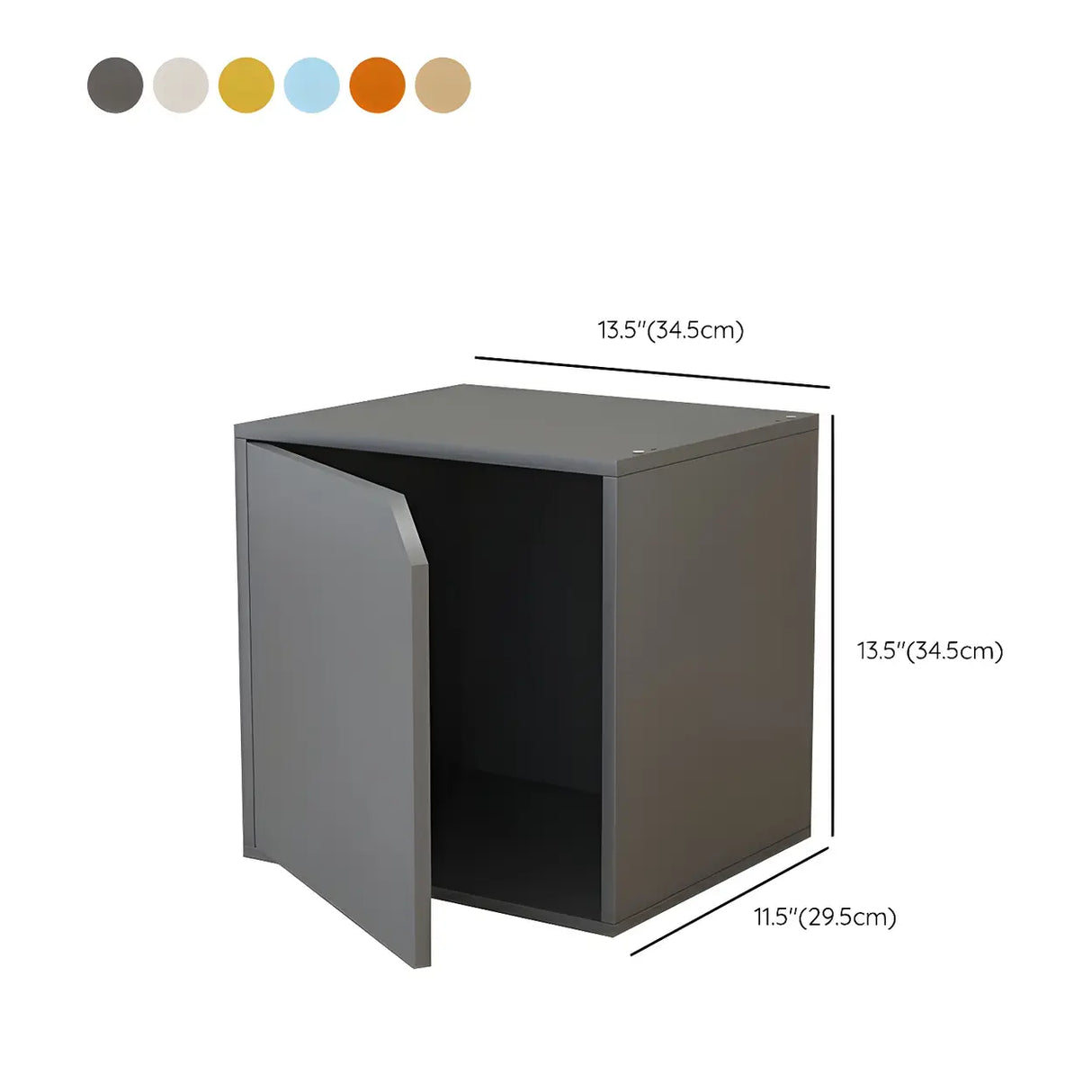 Compact Modern Wood Storage Drawers Cube Bookcase Image - 37