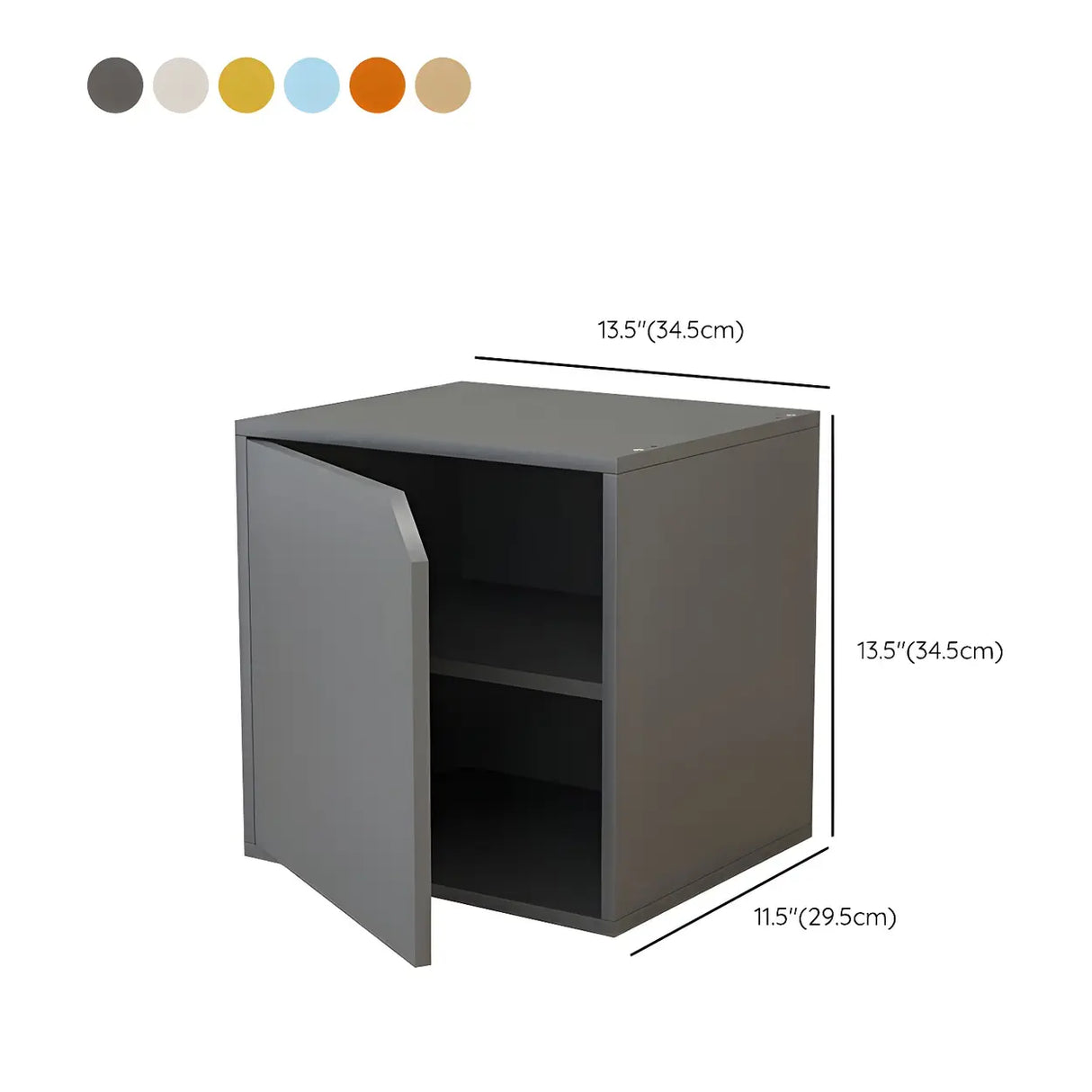 Compact Modern Wood Storage Drawers Cube Bookcase Image - 38