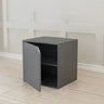 Compact Modern Wood Storage Drawers Cube Bookcase Image - 6