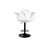 Concave Adjustable Height Swivel Acrylic Bar Stool Image - 15