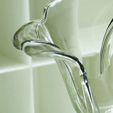 Concave Adjustable Height Swivel Acrylic Bar Stool Image - 8