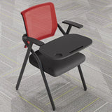 Conference Steel Frame Orange Ergonomic Mesh Office Chair Image - 11