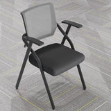 Conference Steel Frame Orange Ergonomic Mesh Office Chair Image - 15