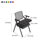 Conference Steel Frame Orange Ergonomic Mesh Office Chair #size