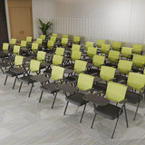 Conference Steel Frame Orange Ergonomic Mesh Office Chair Image - 3