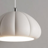 Contemporary 3-Light White Dome Island Hanging Light Image - 8
