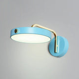 Contemporary Adjustable Round Metal LED Wall Sconce Image - 10
