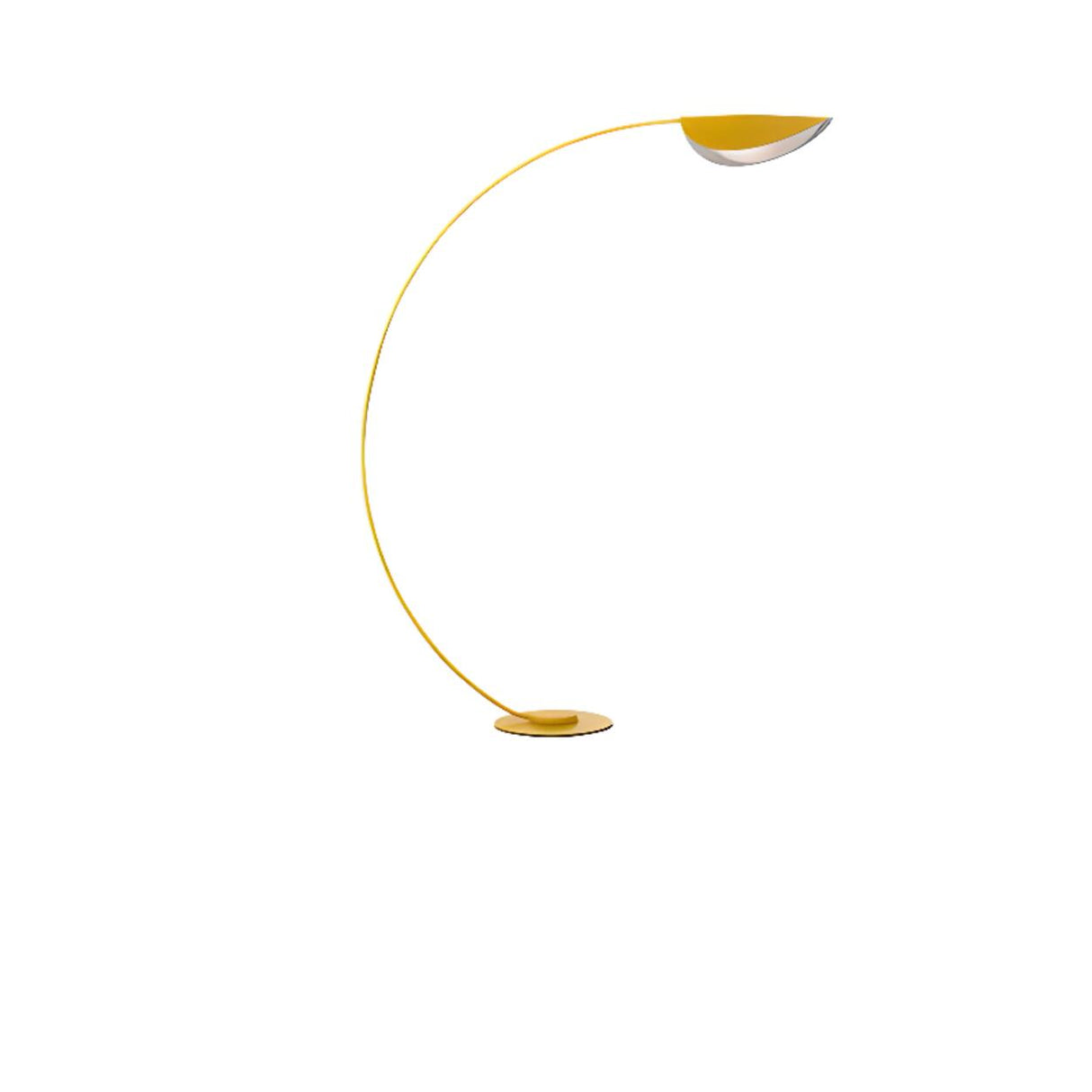 Contemporary Alloy Teardrop Black Arc Floor Lamp Light Image - 5