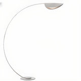 Contemporary Alloy Teardrop Black Arc Floor Lamp Light Image - 9