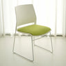 Contemporary Armless Plastic Metal Frame Study Office Chair Image - 10