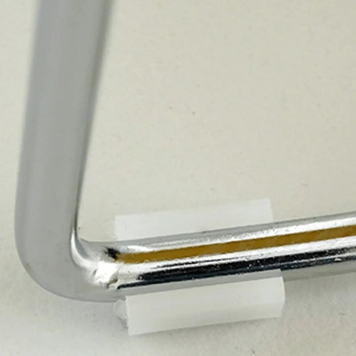 Contemporary Armless Plastic Metal Frame Study Office Chair Image - 17