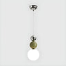 Contemporary Bedroom Green Globe Glass Pendant Light Image - 5