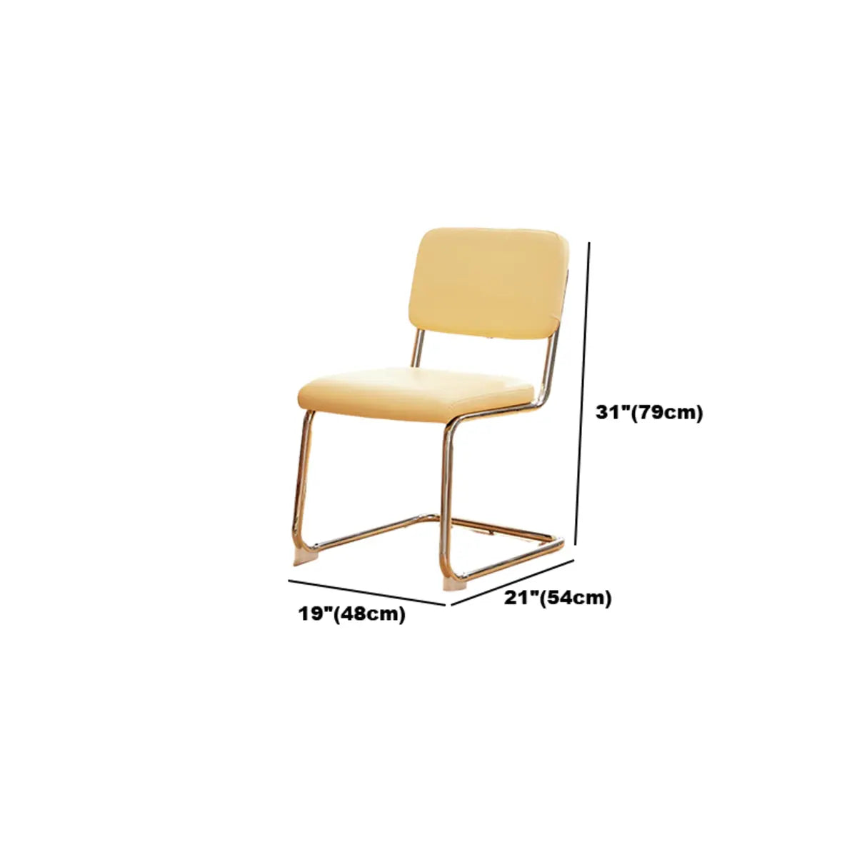 Contemporary Beige Upholstered Metal Office Chairs Image - 13