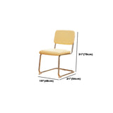 Contemporary Beige Upholstered Metal Office Chairs Image - 13