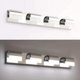 Contemporary Black LED Bathroom Vanity Light Fixture Image - 12