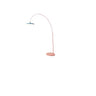 Contemporary Colorful Disc Metal Arched Floor Lamp Image - 9